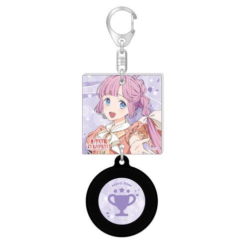 『ラブライブ!蓮ノ空女学院スクールアイドルクラブ』描き下ろしジャケット風レコードキーホルダー 安養寺姫芽